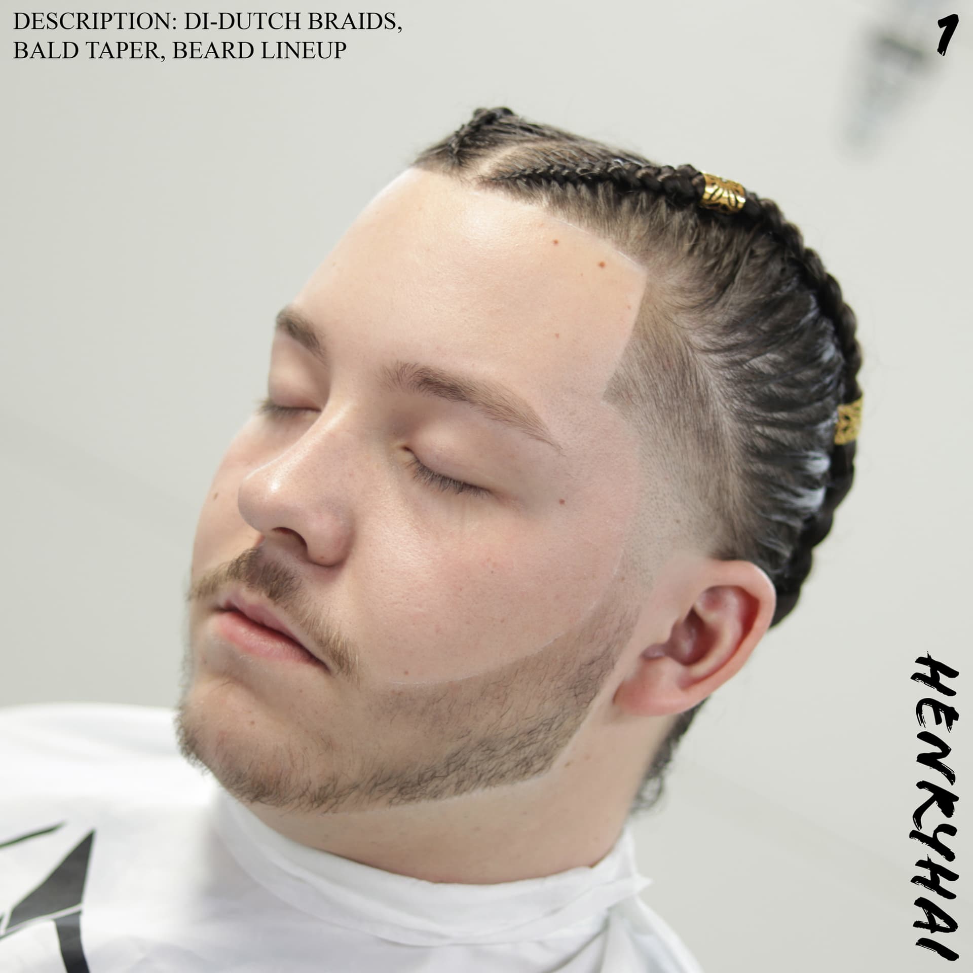 Low fade with a defined part