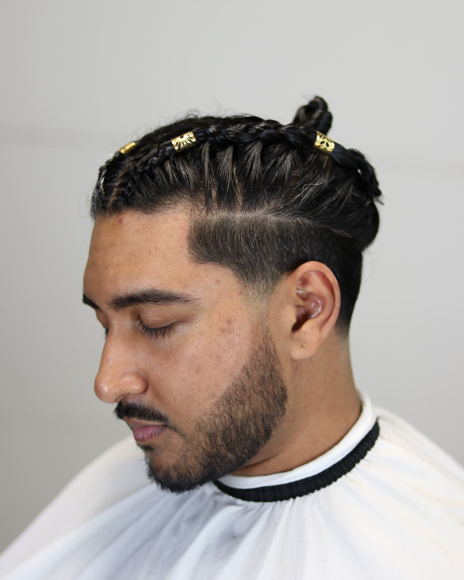 Finished clipper cut, side profile