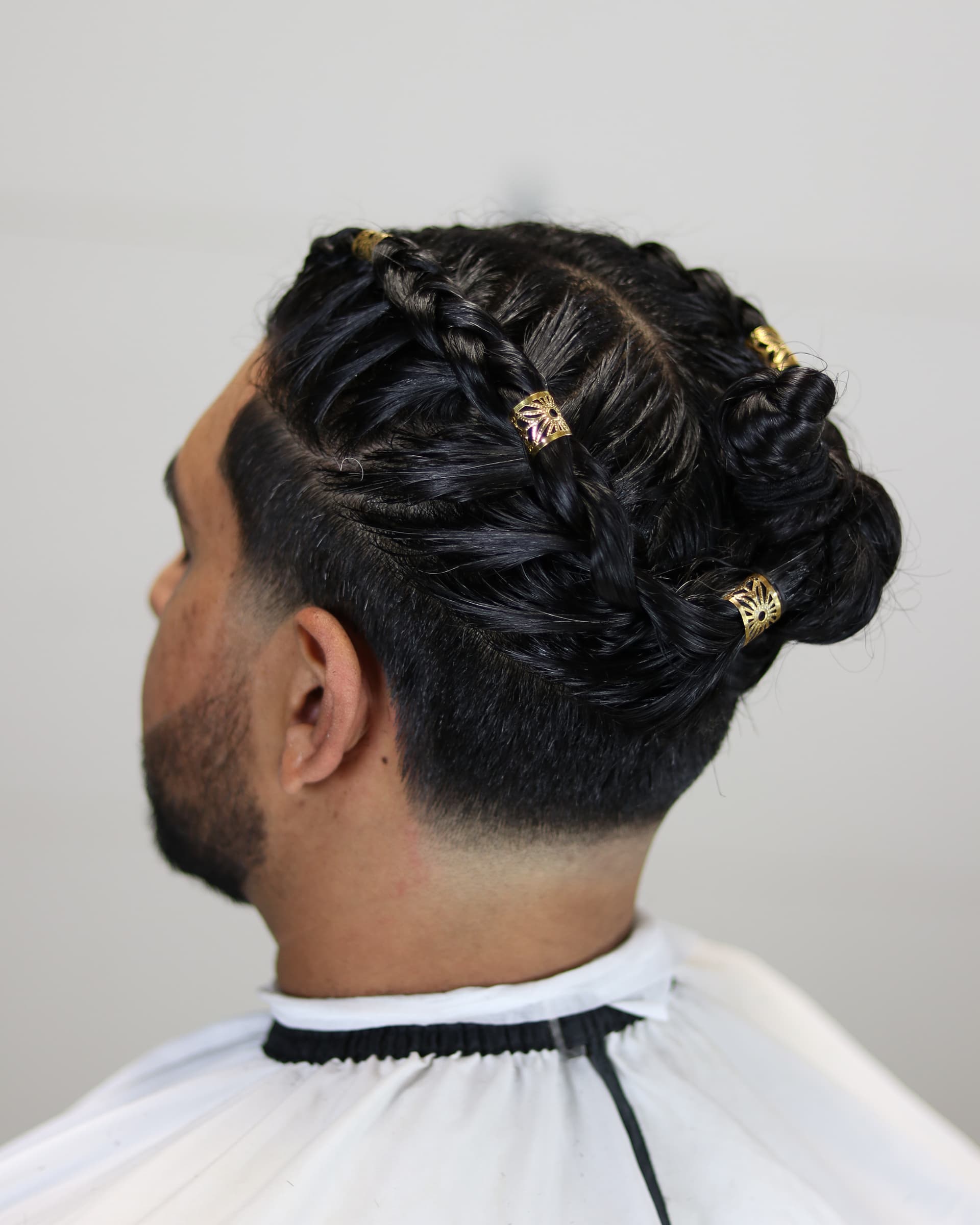 Finished clipper cut, back of the head