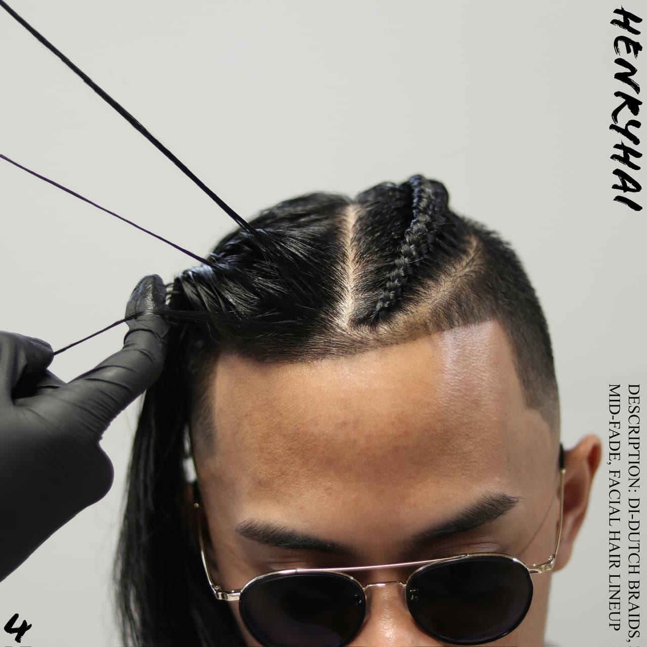 Burst fade, finished styling